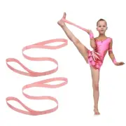 2 Pack 3.3ft Stretch Strap with Loops Cheerleading Stunt Yoga Strap, Pink