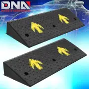 Warehouse/Wheelchair/Cars 5.5" Rubber Arrow Driveway Threshold Curb Ramp 2Pcs