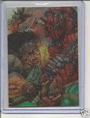 Fleer/Skybox Prophet W-2 Extreme Double Sided Mirage card