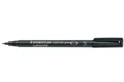 Staedtler Lumocolor Cd/Dvd Permanent Marker 0.4Mm Line Black Pack 10