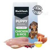 Black Hawk Original Puppy Small Breed Chicken & Rice Dry Dog Food 10 Kg