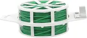 ROMISBABA DIY Gardening Tool 1 Roll of Bendable Green Plastic-Coated Wire Twist Ties Cutter for Chain Lock Tree Ties Vine Plant Fastener