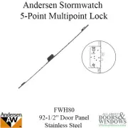 Andersen Stormwatch 5 Point Multipoint Lock For Andersen Storm Doors