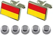 [Select Gifts] Shirt Dress Studs Zonnebeke City Belgium Flag Cufflinks