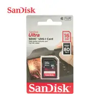 在飛比找ETMall東森購物網優惠-【現貨免運】 SanDisk Ultra 16GB SDHC