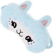 PENIKOKO Soft Plush Bunny Eye Mask for Adults Sleep Mask with Fuzzy Comfort for Naps and Travel Cute Eye Cover for Boys for Sensitive Skin