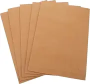GARIOUANS Kraft Paper File Holder Office Document Organizer Filing Organiser Large Envelope Self-Adhesive Strip Multi-use Storage Bag