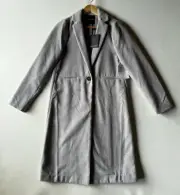 Decjuba Jacket Women Small Jenna Crombie Coat New