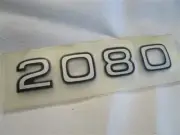 RANGER 2080 RAISED DECAL SILVER / BLACK 7 3/4" X 1 1/2" MARINE BOAT