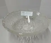 JSG Oceana 005-303-000 Glass Pebble Vessel Crystal 16" Round Bathroom Sink