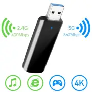 USB WiFi Adapter 1300Mbps USB 3.0 WiFi 802.11 ac Wireless Network Dual Band Adap