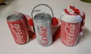 Kurt Alder's COCA COLA (2) AND DIET COKE SODA CAN - Resin Ornaments – Set 3 -New