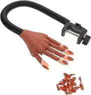 Generic 1 Set Fake Finger Mannequin for Acrylic Nails Durable Practice Tool with Movable Joints for Beginners DIY Salon Art
