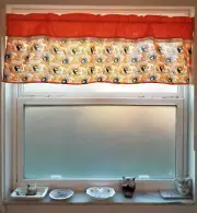 Go Big Orange! Tn Vols Fan Valance Curtain Custom made valance in TN football
