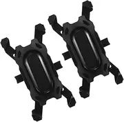 Luxshiny 2pcs Adjustable Phone Holder for Motorcycles Scooters Fit Handlebar Mount Secure Installation for Smartphones for Navigation Communication