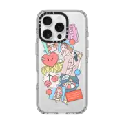 iPhone 16 Pro Clear Case MagSafe Compatible Sundae Kids- Summer Girls Sticker