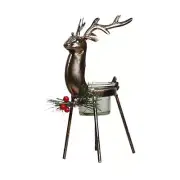 Reindeer Candle Holder Christmas Reindeer Decor Christmas Candle Holder