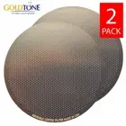 (2) GoldTone Reusable Disk Coffee Filter for Aeropress Coffee Espresso Maker USA