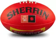 AFLW Replica All Surface Football, Red, Size 4
