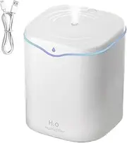 Humidifier Small,2L Small Noiseless, Cool Mist Air Humidifier - Travel Humidifier, Cool Mist Air Humidifier For Bedroom, Large Room, Nurseries