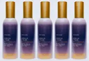 5 Bath & Body Works VANILLA MUSK Room Spray Perfume Mini 1.5 oz