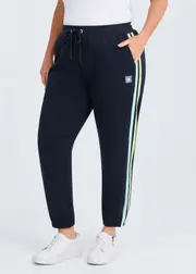 [Virtuelle] Taking Shape Cotton Side Stripe Trackpant Size 16 in Navy - Plus Size Women's Bottoms Navy