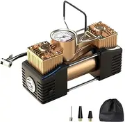 Tire Inflator Air Compressor - Tire Inflator Portable Air Compressor | Direct Drive Inflation Pump, Portable Air Compressor Pump, Car Electric Air with LED Light for Car