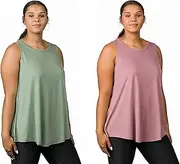 [Epic MMA Gear] Long Flowy Sleeveless Tunic Top for Women