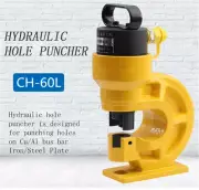 Hydraulic Hole Punching Tool Copper Iron Hole Puncher Hole Digger with 4 Dies AU