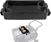 Stroller Snack Tray Attachment, Stroller Snack Tray, Oxford Cloth Stroller Organizer & Storage, Caddy Organizer Stroller Bag - Snack Tray Attachment with Stroller Cup Holder and Storage for Convenient