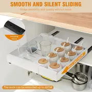 Extendable Pull Out Cabinet Organizer Slide Out Storage