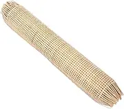 WESIEVYA 1 Roll Natural Rattan Webbing Roll Wide Long Breathable Cane Sheet for DIY Projects Lampshades Room Dividers for Indoor Outdoor Furniture Decor