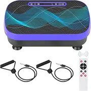 SogesHome Vibration Plate Exercise Machine 400LBS Vibrating Platform Lymphatic Drainage Machine Shaking Whole Body Shaker Vibrate Stand for Home Gym Workout Fat Burner for Women Men Weight Loss