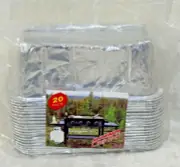Aluminum Drip Pans for Outdoor Grills - Mini Loaf Foil Pans - 20 Pack - NEW!