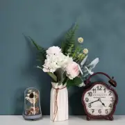 Artificial Peony, Hydrangea, Silver Leaf Chrysanthemum Bouquet Arrangement