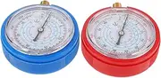 VINTORKY 1pair Automotive Manifold Gauge Pressure Gauges for Air Conditioning System Maintenance Accurate Pressure Measurement Tools for and