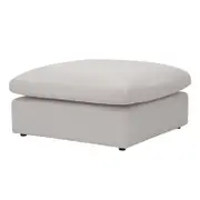 Millie Fabric Ottoman Modular Sofa - Warm Light Grey