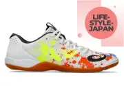ASICS TOQUE 8 1113A044 100 White Graphite Grey Futsal Shoes