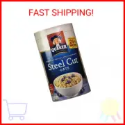 QUAKER CEREAL OAT STEEL CUT, 30 OZ,PACK OF 2
