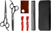 8Pcs Hair Scissors Set Thinning Scissors Barber Salon Hairdressing Hair Cutting