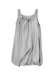 JW Anderson Twisted Satin Mini Dress - Silver - 10 (UK10 / S) 10 (UK10 / S)