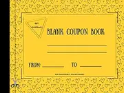 Blank Coupon Book: Perfect Gift - Blank Coupon Booklet to Fill In - 20 Blank Coupon for DIY Gift Certificate Voucher