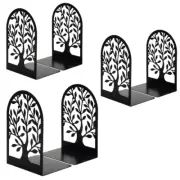 Metal Bookends for Shelves Decorative,Tree Stopper for Heavy Books