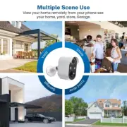 1080p Wireless Security Camera AI Detection Solar Powered Surveillances Camera
