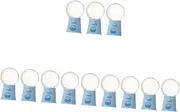 Amosfun 12pcs Mini Dispenser Machines for Boys and Girls Gumball Catchers Fun Toy for Cake Decorations and Party Favors Safe for Boy Girl