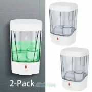 2 boxes Automatic Liquid Soap Dispenser Handfree Touchless IR Sensor Wall Moun