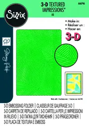 Sizzix 3-D Textured Impressions Embossing Folder Cosmopolitan, Down the Line by Stacey Park