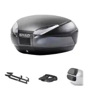 Set SHAD Bauletto SH48 + Luggage Rack For Sym 600 Maxfor Sym 2014-2021