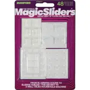 Magic Sliders Clear Self-Stick Value Pack Bumper (48 Pack) 78977 Magic Sliders
