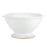 Society Home Miller Serving Bowl Footed Ceramic Terracotta Salad Soup Fruit Bowl